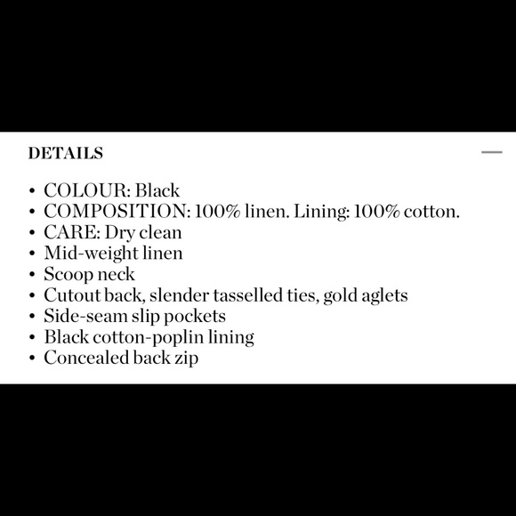 ZIMMERMANN Lulu cutout- back linen midi dress black size 3 - Picture 8 of 9